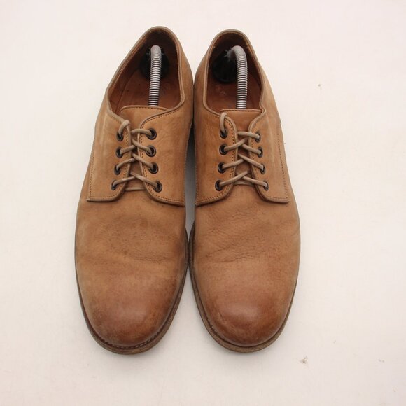 John Varvatos Men\'s Size UK 10.5 Brown Leather Dress Shoes Handmade in Italy main image 11